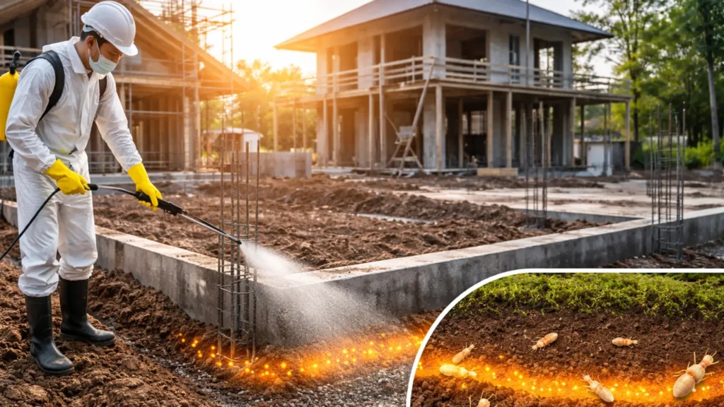 Benefits of Pre Construction Anti-Termite Treatment for New Homes