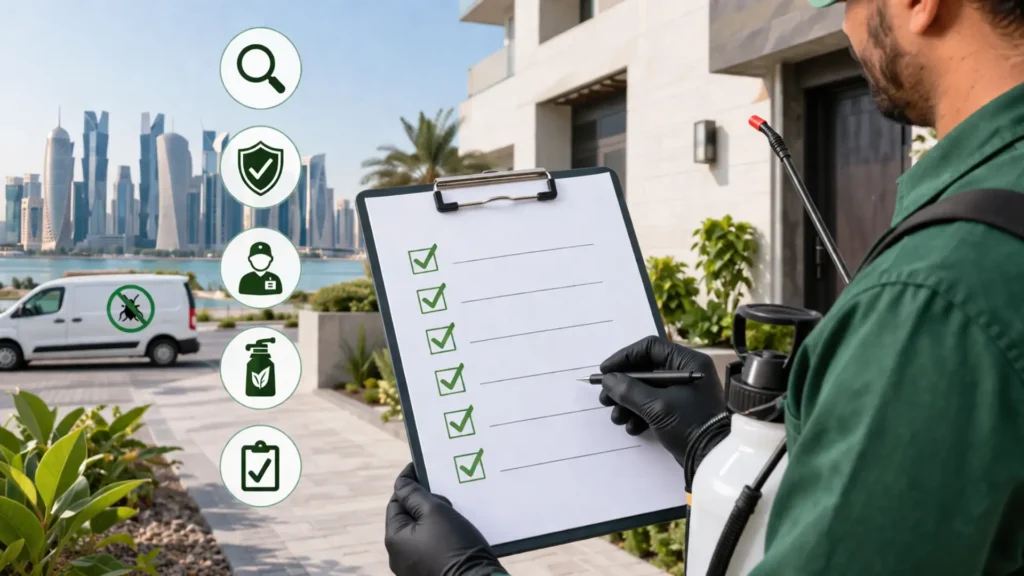 Pre-Hiring Checklist for Pest Control Services in Qatar